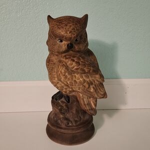 Vintage Hand Painted Ceramic Owl